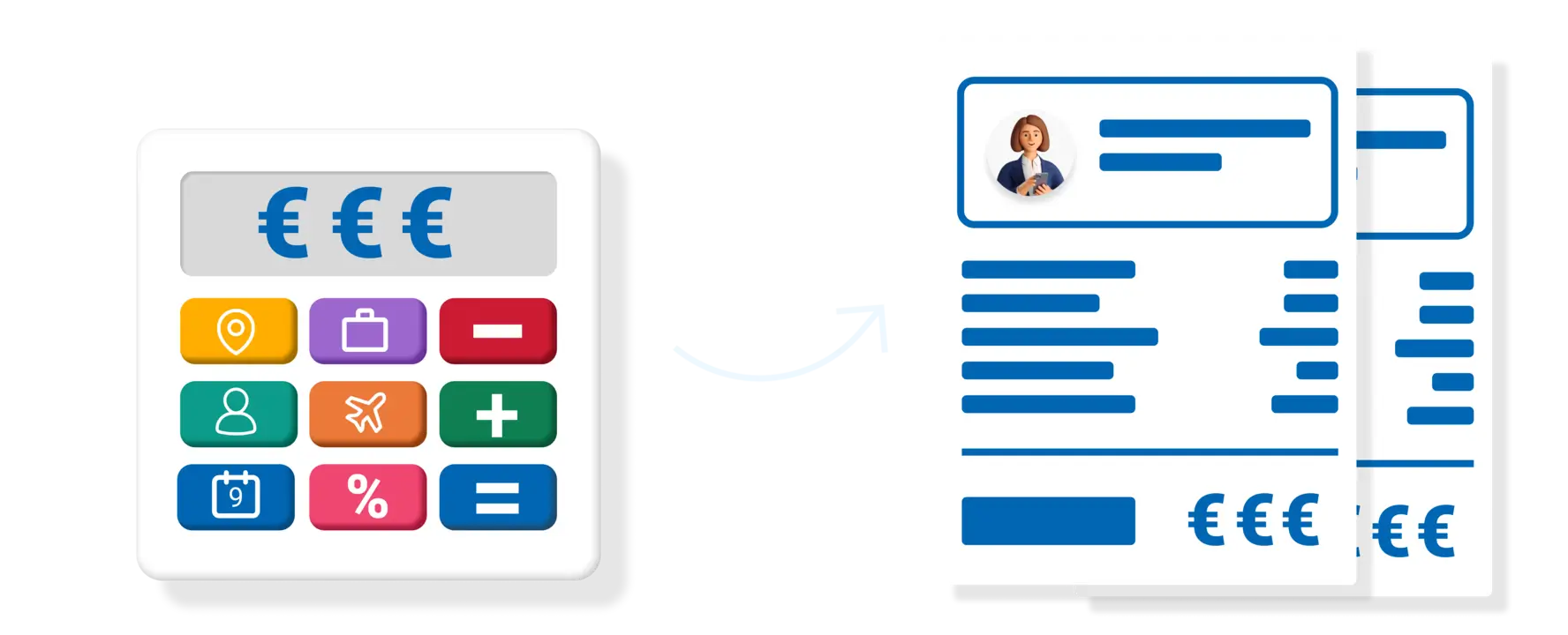 Document generation illustration